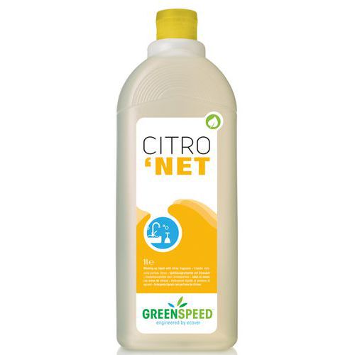 Detergente liquido stoviglie sgrassante-Limone-1L-Greenspeed,