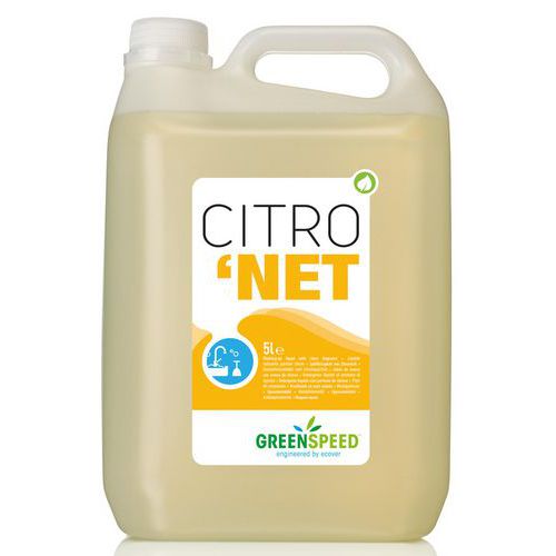Detergente liquido stoviglie sgrassante-Limone-5L-Greenspeed,