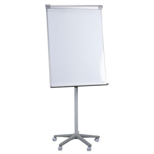 Cavalletto mobile Manutan 100x70 cm bianco,