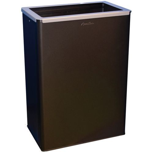 Pattumiera rifiuti non riciclabili 60L grigia/grigia chiara,