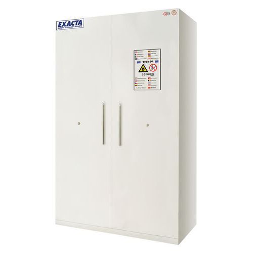 Armadio resistente per 90 minuti grigio 2 ante,