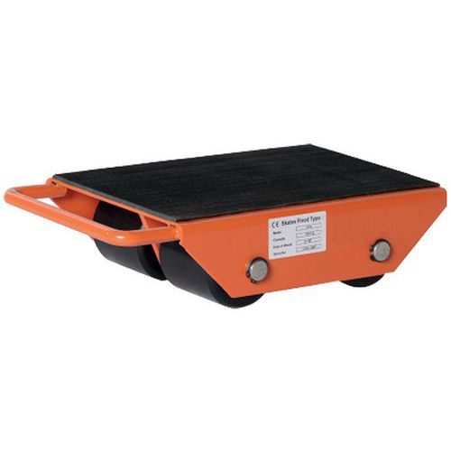 Carrellino con rotelle fisse - Capacità 3000 kg,