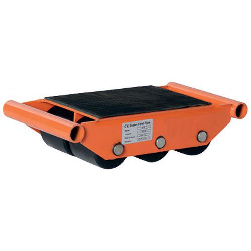 Carrellino con rotelle fisse - Capacità 6000 kg,