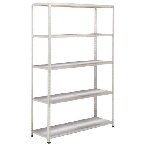Scaffalatura Rapid 2 1980x1220x610 5 ripiani metallo grigio,