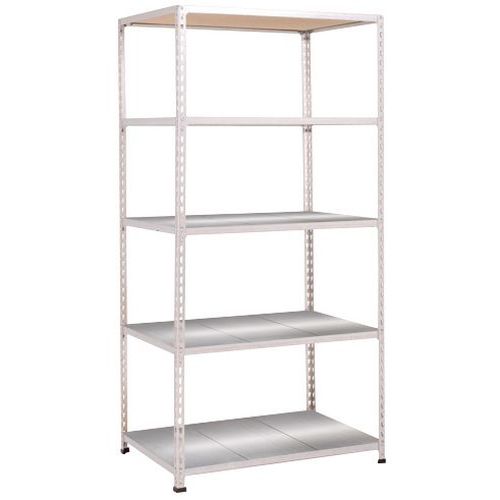 Scaffalatura Rapid 2 1830x915x455 5 ripiani in metallo grigio chiaro,