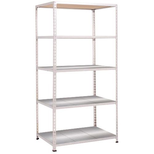 Scaffalatura Rapid 2 5 ripiani metallo zincato 1830x915x610,