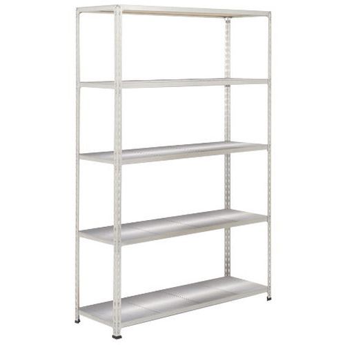 Scaffalatura Rapid 2 5 ripiani metallo 1980x1220x305 grigio,