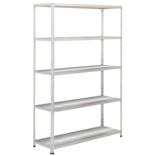 Scaffalatura Rapid 2 5 ripiani metallo zincato 1980x1220x455,