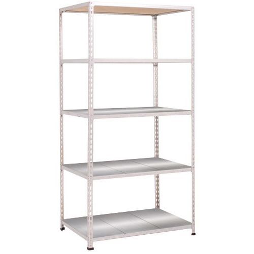 Scaffalatura Rapid 2 5 ripiani metallo 1980x915x610 grigio,
