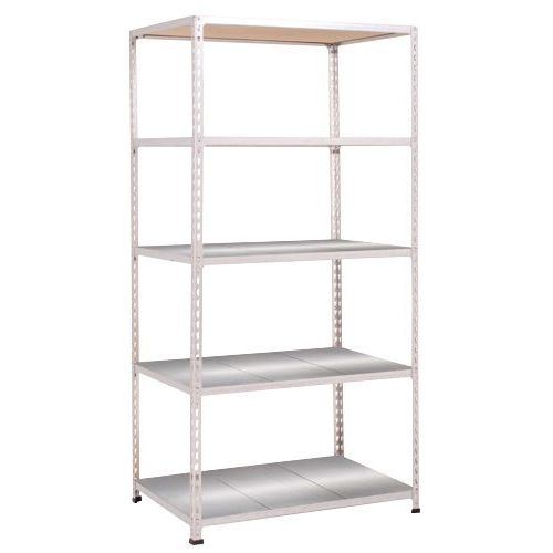Scaffalatura Rapid 2 5 ripiani metallo zincato 1980x915x455,