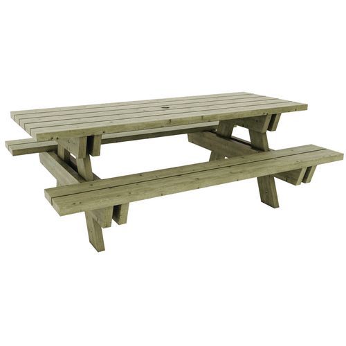 Tavolo da pic-nic da fissare - Manutan,