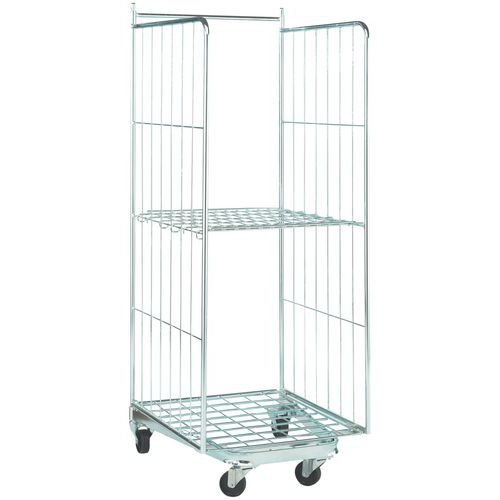 Carrello A Rotelle 2 Sponde 40 0Kg 710X800X192 0-1 Ripiano,