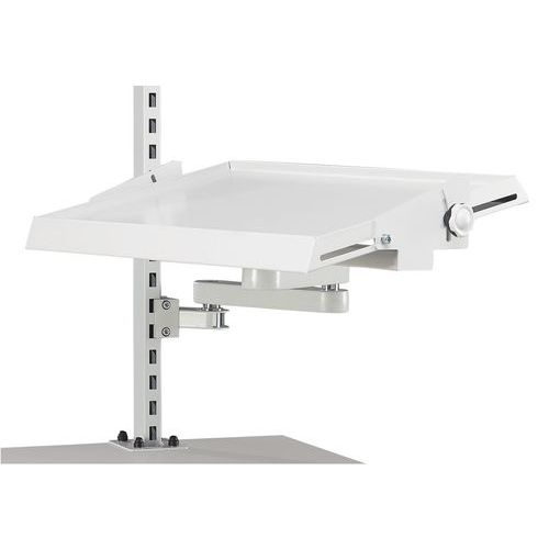 Supporto ripiano articolato lungh. = 625 mm prof. = 460 mm,