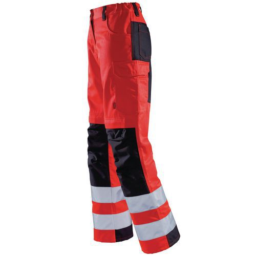 Pantaloni da donna Tara rosso/nero T2,