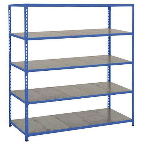 Scaffalatura Rapid 2 1980x1525x455 5 ripiani met blu epos,