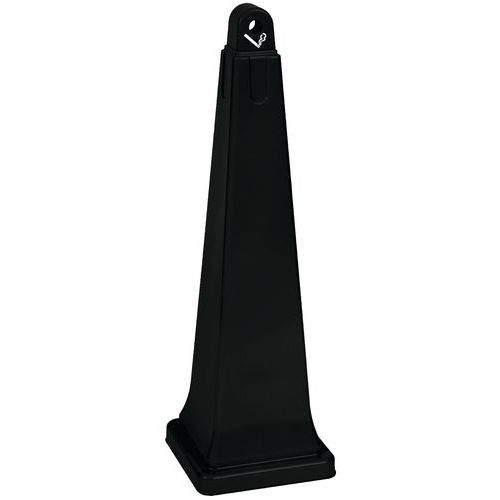 Posacenere a paletto Groudskeeper nero,