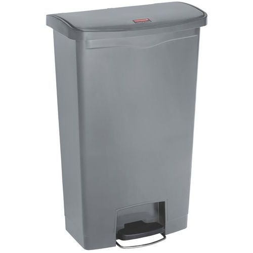 Rubbermaid Grigio Contenitore Slim Jim Step On Front Step In Plastica 68 Litri,