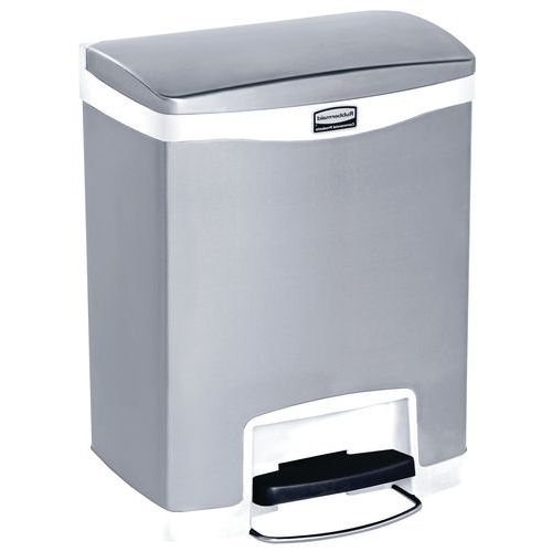 Contenitore Slim Jim Step On Front Step acciaio inox 30litri,