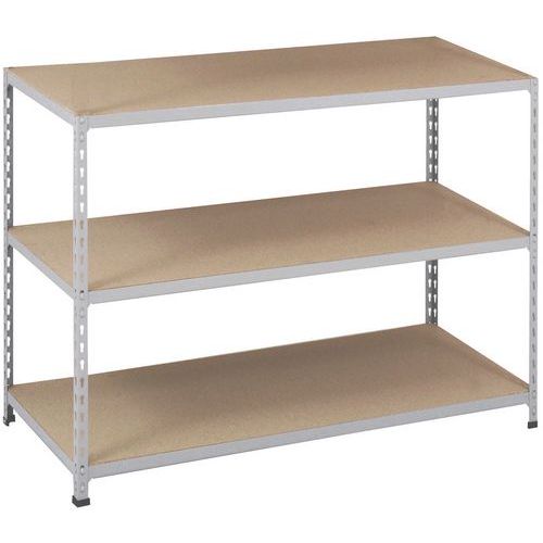 Scaffalatura magazzino Manutan Rapid 2 914x1220x455 zincata,