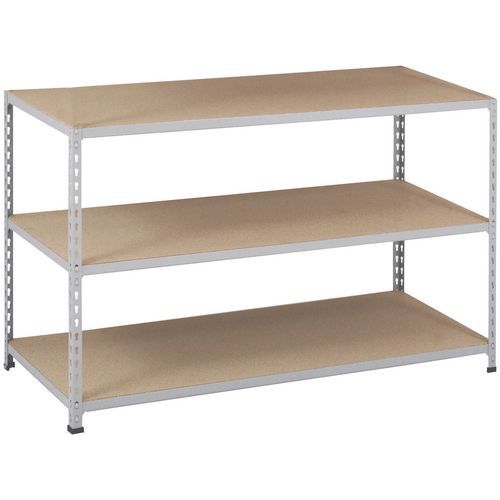 Scaffalatura magazzino Manutan Rapid 2 914x1525x305 zincata,