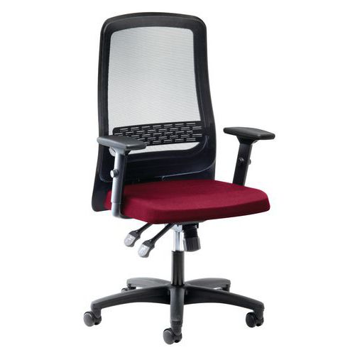 Sedia da ufficio Eccon 7172 bordeaux,