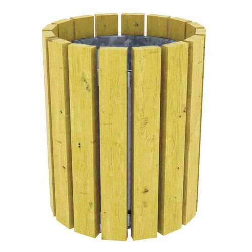 Cestino Rhuys in robinia D50 Alt. 60,