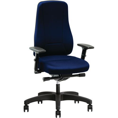 Sedia da ufficio Younico 2456 blu scuro,