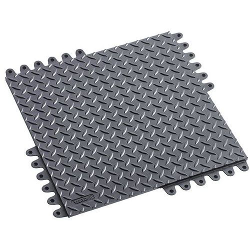 Modulo antifatica componibile De-Flex™ ESD 45cmx45cmx1,9cm nero,