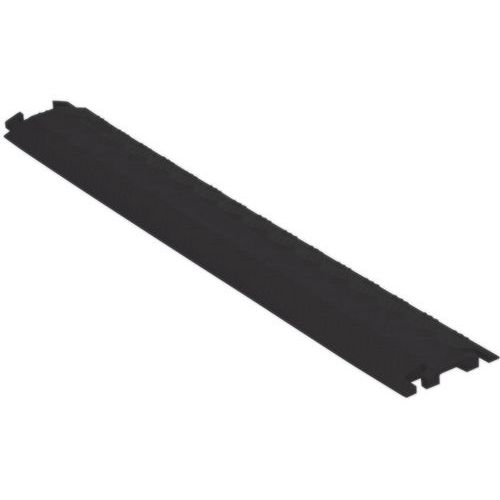 Passacavi a 1 canale Fast Lane® 3,8cmx91,4cm nero,