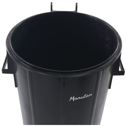 Denox Oscar Pattumiera Con Coperchio A Clip – 43 Litri – Design Vintage Per Casa E Giardino
