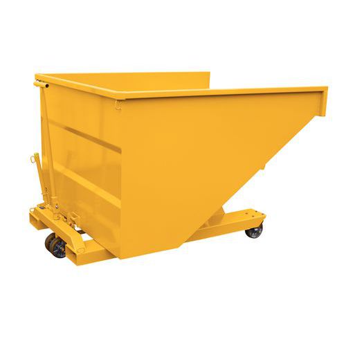 Cassonetto Autorib Acciaio Lac 300 Litri. Su Ruote,