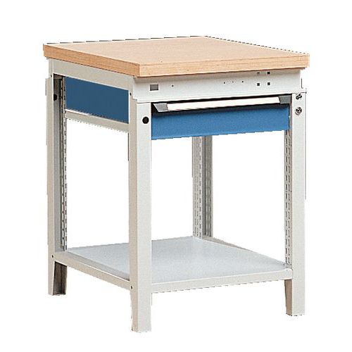 Banco L=605Mm 1 Cassetto Con Piano Multistrato,