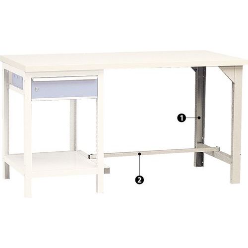 Poggiapiedi per banco Modul, Larghezza: 100 cm,