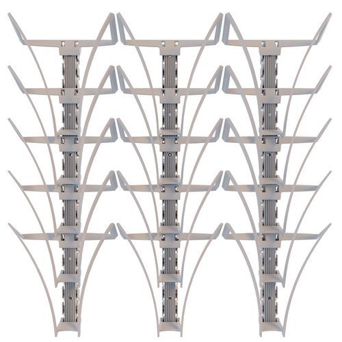 Espositore da parete Filario 15 scomparti A4 - Paperflow,