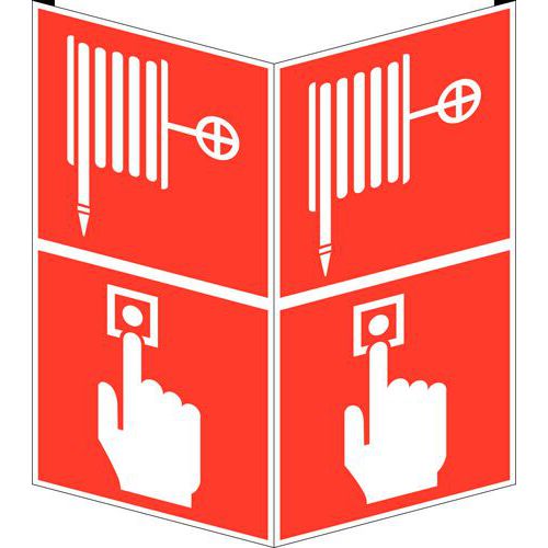 Cartello Antincendio Messaggio :Lancia Antince n mat.:Pvc,