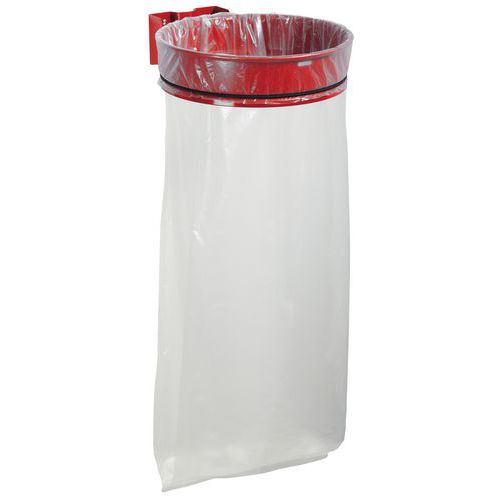 Supporto sacco spazz da parete Ecollecto essentiel rosso,