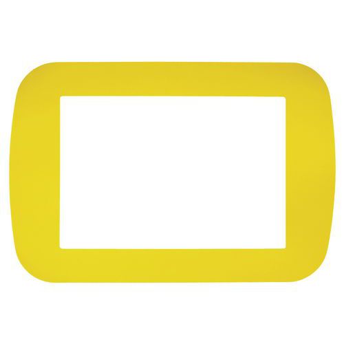 Autoadesivo per marcatura a terra quadrato A4 giallo,