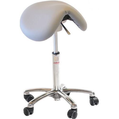 Sedia Dalton Flexmatic-Similpelle-Media-Grigio,