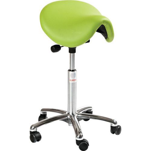 Sedia Dalton Easy-Similpelle-Alta-Verde,