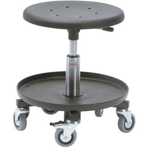 Sgabello da officina per compartimento Sigma 400RS-Medio-Acciaio,