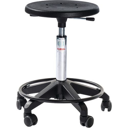 Sgabello da officina Sigma Octopus-Medio-Poggiapiedi,