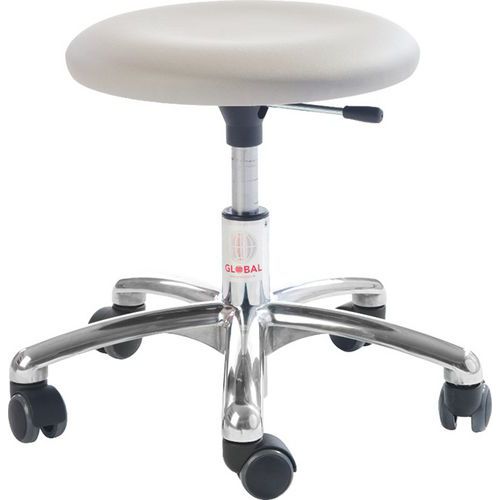 Sgabello Beta-Similpelle-Medio-Grigio,