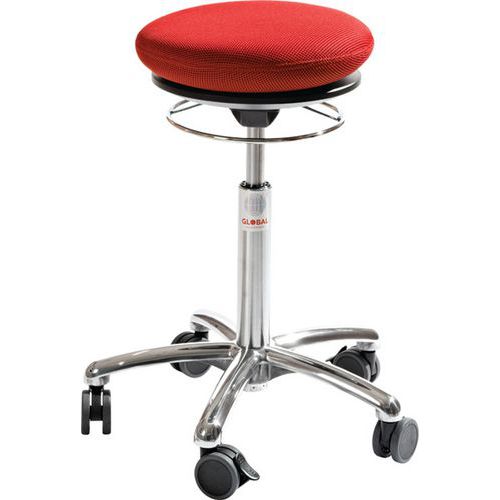 Sgabello Pilates Air Seat, molla a gas media, rosso 3D,