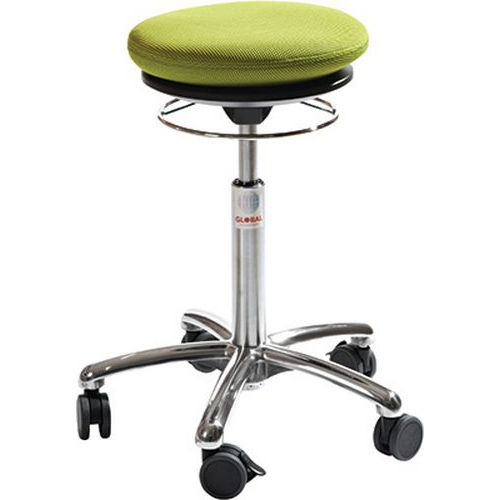 Sgabello Pilates Air Seat, molla a gas media, verde 3D,