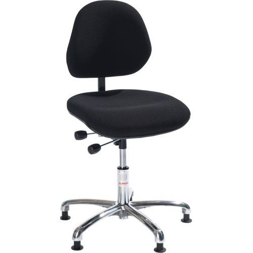 Sedia Aktiv-Tessuto-Bassa-Piedini-Nero,