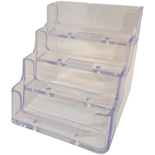 Portabiglietti da visita a 4 scomparti 99x113x95 mm,