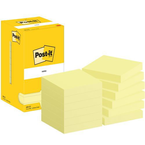 Post-it® 76 x 76 mm, 12 blocchetti giallo - Post-it®,