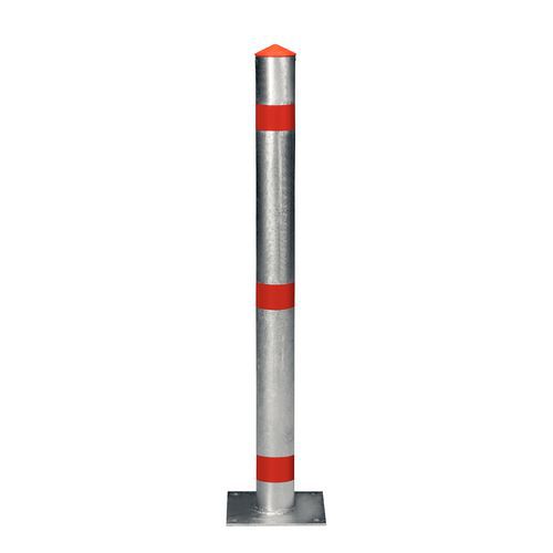 Palo Da Esterno Semplice In Platine,
