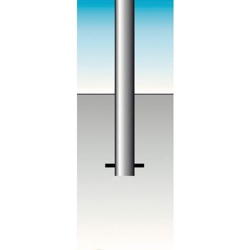 Palo Da Esterno Inox Diametro 76 mm ER,