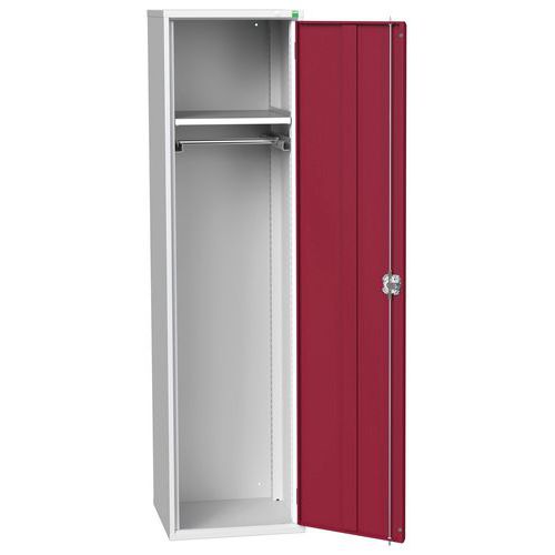 Armadio materiale pulizia e DPI Verso grigio chiaro/rosso,